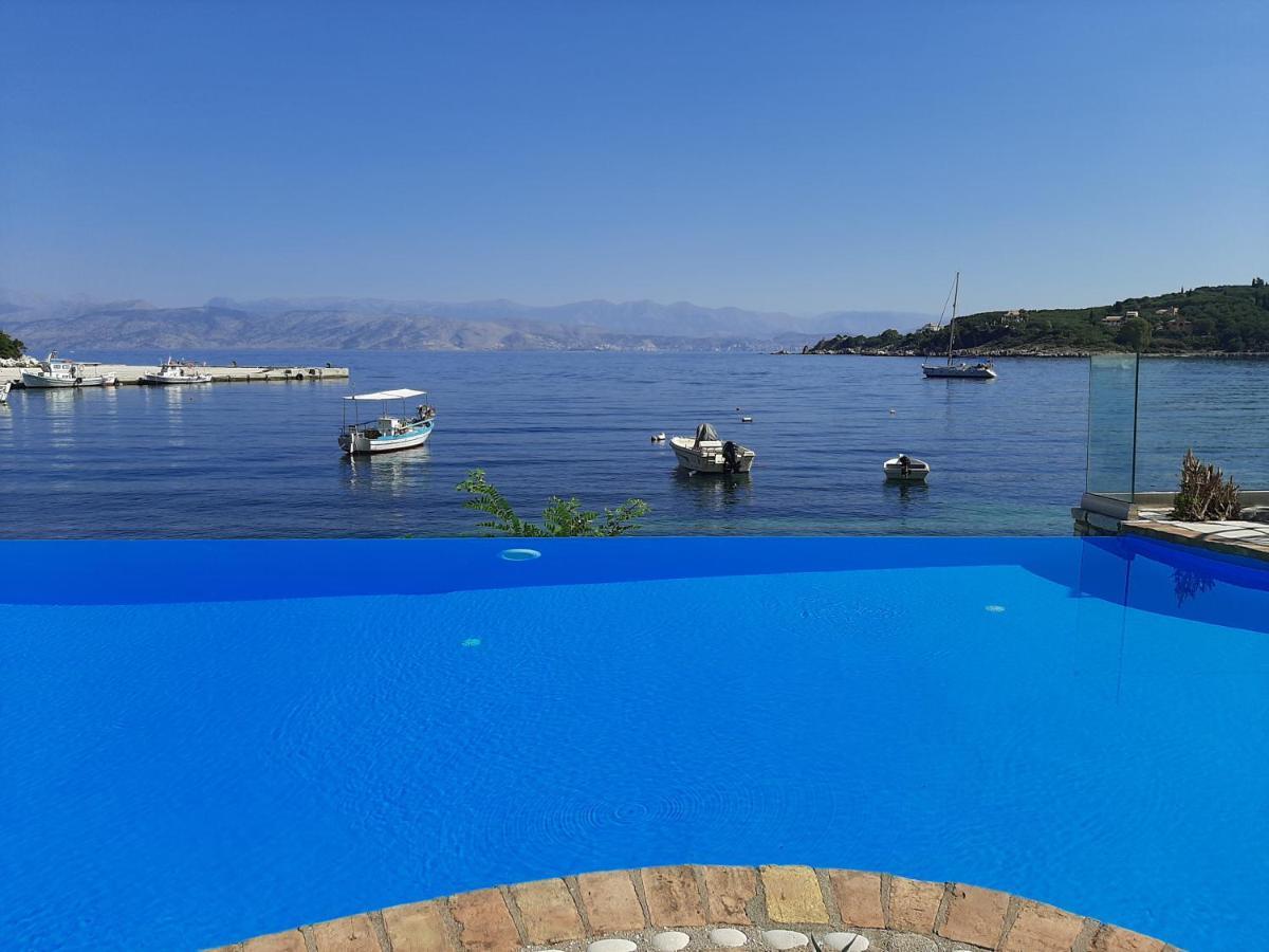 Imerolia Beach Villa Kassiopi Corfu Exterior foto