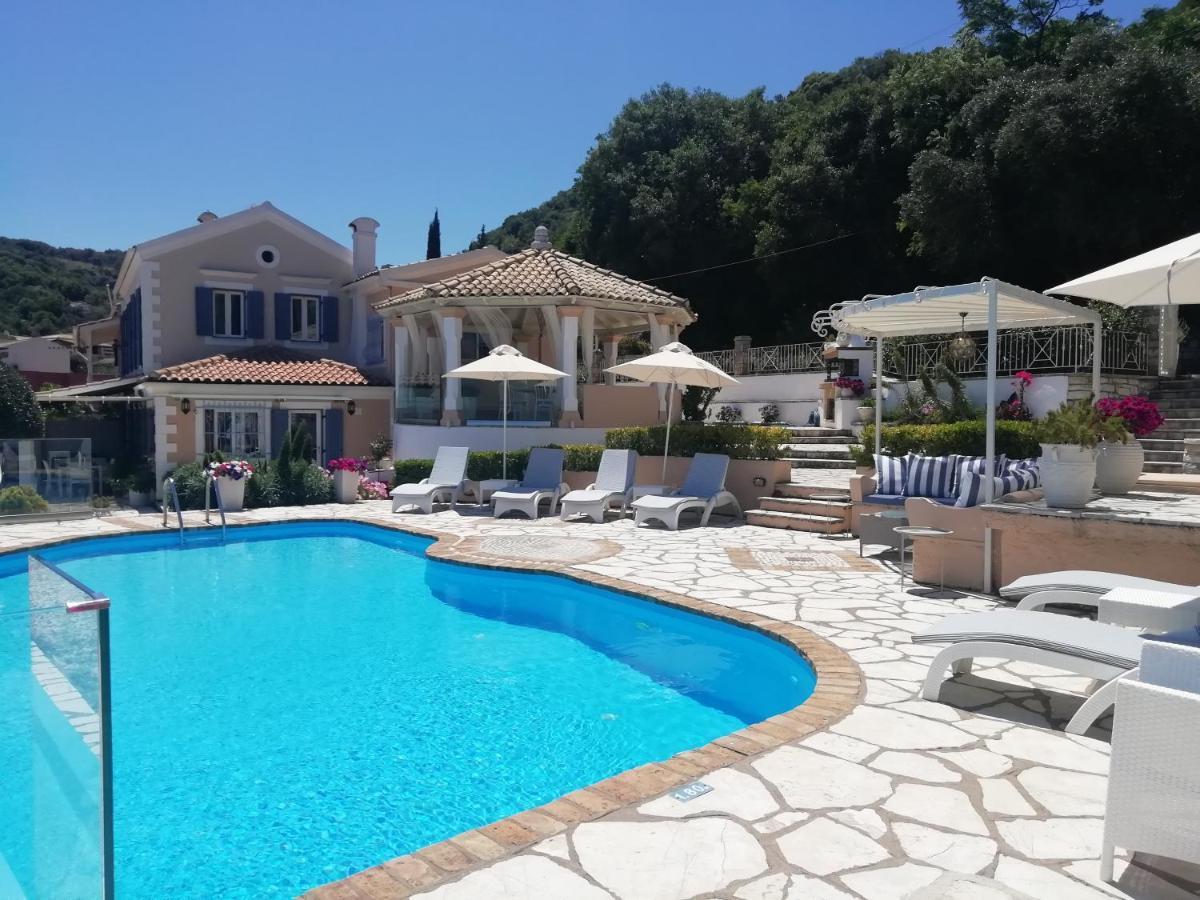 Imerolia Beach Villa Kassiopi Corfu Exterior foto