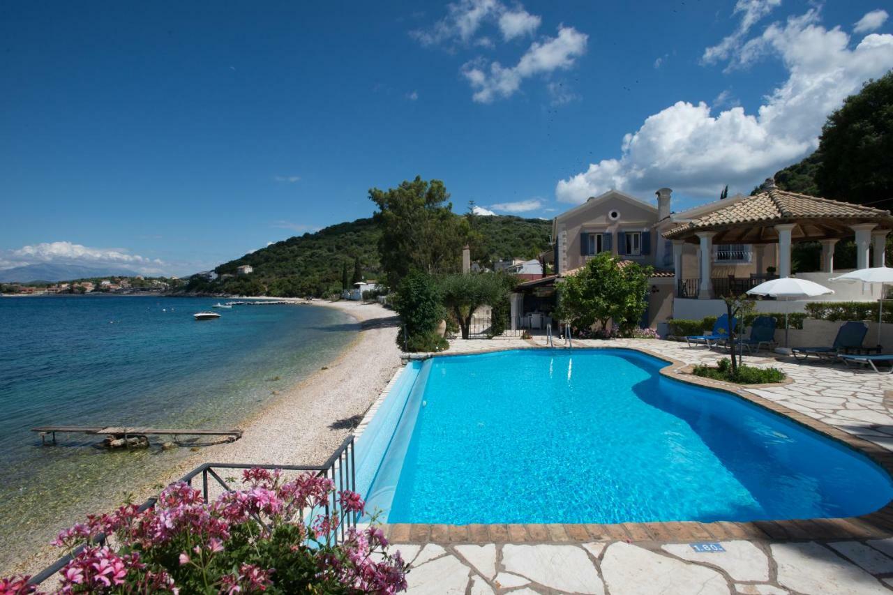 Imerolia Beach Villa Kassiopi Corfu Exterior foto