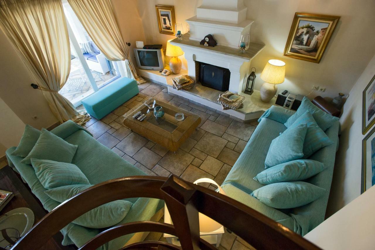 Imerolia Beach Villa Kassiopi Corfu Exterior foto